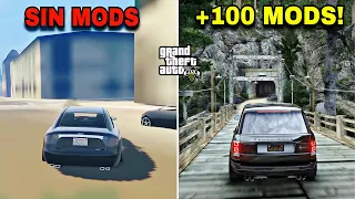 El GTA 5 es INSUPERABLE con MODS !