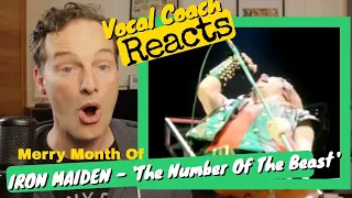 Vocal Coach REACTS - IRON MAIDEN 'The Number Of The Beast'