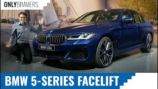 New BMW 5-Series Facelift 2021 Exterior Interior M-Sport with new Sensatec - OnlyBimmers BMW reviews