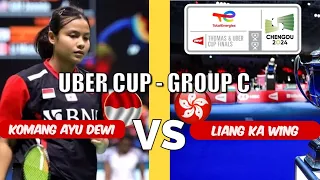 UBER CUP 2024 - Komang Ayu Cahya Dewi vs Liang Ka Wing