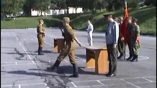 Принятие Военной Присяги Родине   2001 год  Хабаровск