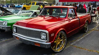 March Madness Car Show 2024, Macon, GA, Big Rims, Custom Cars, Donks, Box Chevys, SUVs, Pt 1