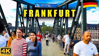 🇩🇪 FRANKFURT Germany 2023 Walking Tour | Walking Tour 4K