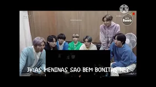 BTS REAGINDO A NOW UNITED PARANA (SHOW)