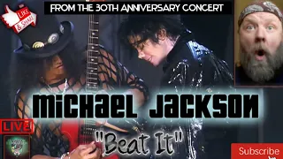 Michael Jackson - "Beat It" | THE KING OF POP | LIVE 30th Anniversary concert 1st Time (REACTION)