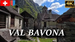 Val Bavona in Ticino, Switzerland 4K