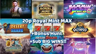 20p Bonus Hunt. + Royal Mint MAX + Sub BIG WINS!! + Bonus Compilation