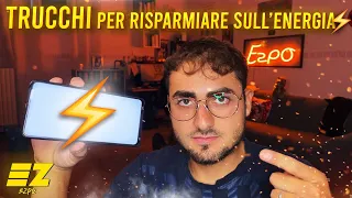 5 TRUCCHI per RISPARMIARE 😱 sulla bolletta della luce⚡