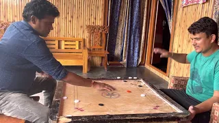 Carrom playing international player between USA 🇺🇸 v/S 🇮🇳 India during lockdown