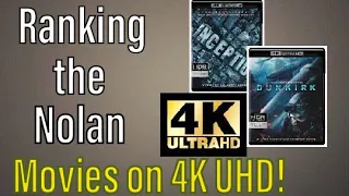 Ranking the Christopher Nolan Movies on 4K UHD Blu-ray!