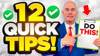 12 'QUICK TIPS' for JOB INTERVIEWS! (How to PREPARE for an INTERVIEW in 2024!)