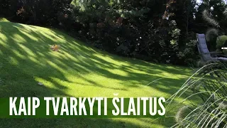 Šlaitų tvarkymas: 2 sklypų pavyzdžiai