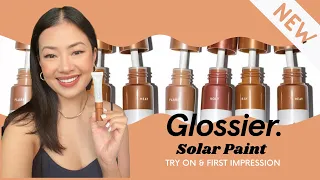 ✨NEW✨ GLOSSIER Solar Paint ☀️ in RAY// First Impression + Swatches // Eileen’s World