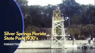 Found 8mm Home Movie Film 1930's Glass Bottom Boats Silver Springs Florida State Park