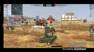 МАСТЕР НА T26E4 Super Pershing в WOT BLITZ!!!! Мастер#1