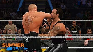 WWE  Summerslam 2015 - Undertaker vs Brock Lesnar - The Phenom vs The Beast!