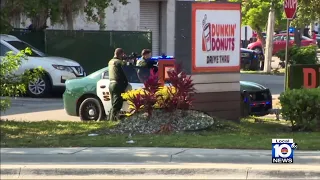 Broward Dunkin' employee opens fire in drive-thru area, wounding 1