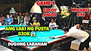 BIG MATCH 830k | Michael Feliciano Vs Cocoy Digos | Parehas 10Ball Race-23