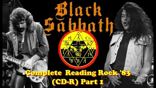 Black Sabbath (with Ian Gillan) - War Pigs, Born Again and more...Reading Festival '83 (CD-R) Part 1