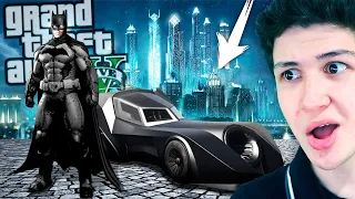 ROBANDO el COCHE de BATMAN en GTA 5! (Mods)