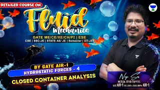 Closed Container Analysis | Hydrostatic Forces - 4 | Fluid Mechanics | #NEGIsir #AIR1 #NEGI10