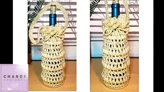 Crochet Wine Gift Bag