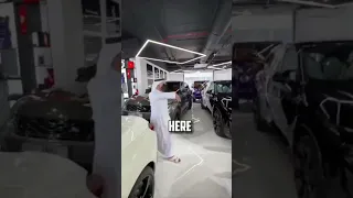 Dubai sheikh buying a car