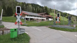 Bahnübergang Oberstaufen- Wiedemannsdorf "Moosweg"