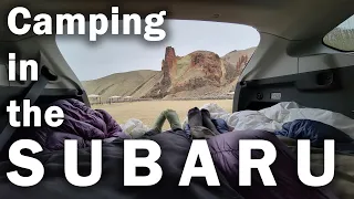 Camping in a 2021 Subaru Crosstrek | Leslie Gulch