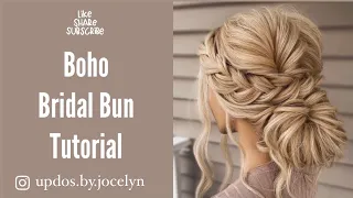 Boho Bridal Bun Tutorial