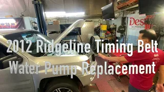 2012 Honda Ridgeline Timing belt Kit Replacement