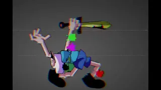 (FNF/Dc2/CLWP) Corrupted Finn Side View model Test Animation ( No link )