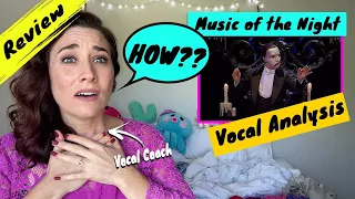 Vocal Coach Reacts to Ramin Karimloo - The Music of the Night | WOW! He was... Musical Theater Coach