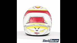 Buy Bell KC7-CMR Youth Kart Helmet - Lewis Hamilton Signature Series - White/Yellow/Red - Fast Racer