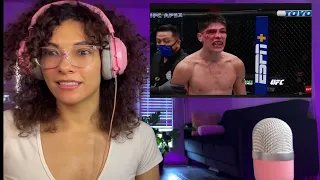 GIRL REACTS TO TOP UFC KNOCKOUTS 2021