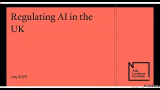 Regulating AI in the UK