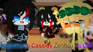 Demon Slayer reagindo a Kaigaku as Cassidy e Zenitsu as C.C