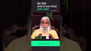 BE STILL & KNOW THAT IAM GOD | WAITING ON GOD | Sadhu Sundar Selvaraj | #shorts #youtubeshorts