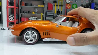 Review of 1/18 Scale 1969 Corvette diecast by Hotwheels