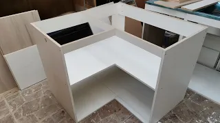 Nadie lo EXPLICA MEJOR Cómo hacer un Buen Mueble de esquina para tu cocina 😎, muy bien explicado 😁