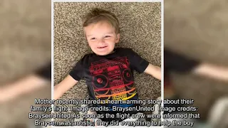 ✅  4 Y.O. Autistic Boy Was Having A Meltdown During A Flight So The Crew And Passengers Stepped In T