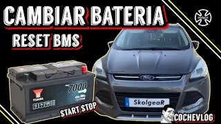 Cambiar BATERÍA Coche | Start Stop | Reset BMS | Ford Kuga