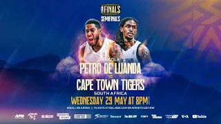 Cape Town Tigers (South Africa) v Petro de Luanda (Angola) - Live Game - BAL 4 Playoff Semifinals