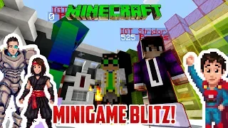 FAMILY COMPETITION VERSUS EACH OTHER! | Minecraft Minigame BLITZ