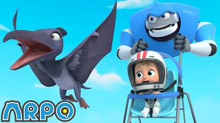 ARPO The Robot | Pterodactyl Terror Time | NEW VIDEO | Funny Cartoons for Kids | Arpo and Daniel