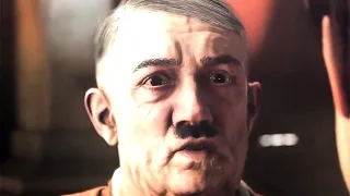 Wolfenstein II: The New Colossus | ''I'M FROM ARIZONA'' - Hitler Cutscene [HD 60FPS]