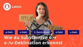 Substantive der e-/u-Deklination erkennen: so geht's! - Latein | Duden Learnattack