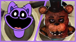 Smiling Critters and Five Nights at Freddy's & Siren Head Skibidi Toilet Mashup @Ozyrys