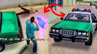 Как украсть полицейскую форму у копа в GTA Vice CIty? (Скрытый секрет)