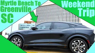 Mustang Mach-E Road Trip To Greenville, SC | A Short Weekend Trip & Charging At A Tesla Supercharger